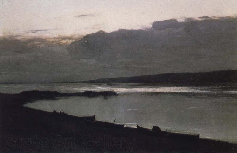 Levitan, Isaak Evening at the Wolga